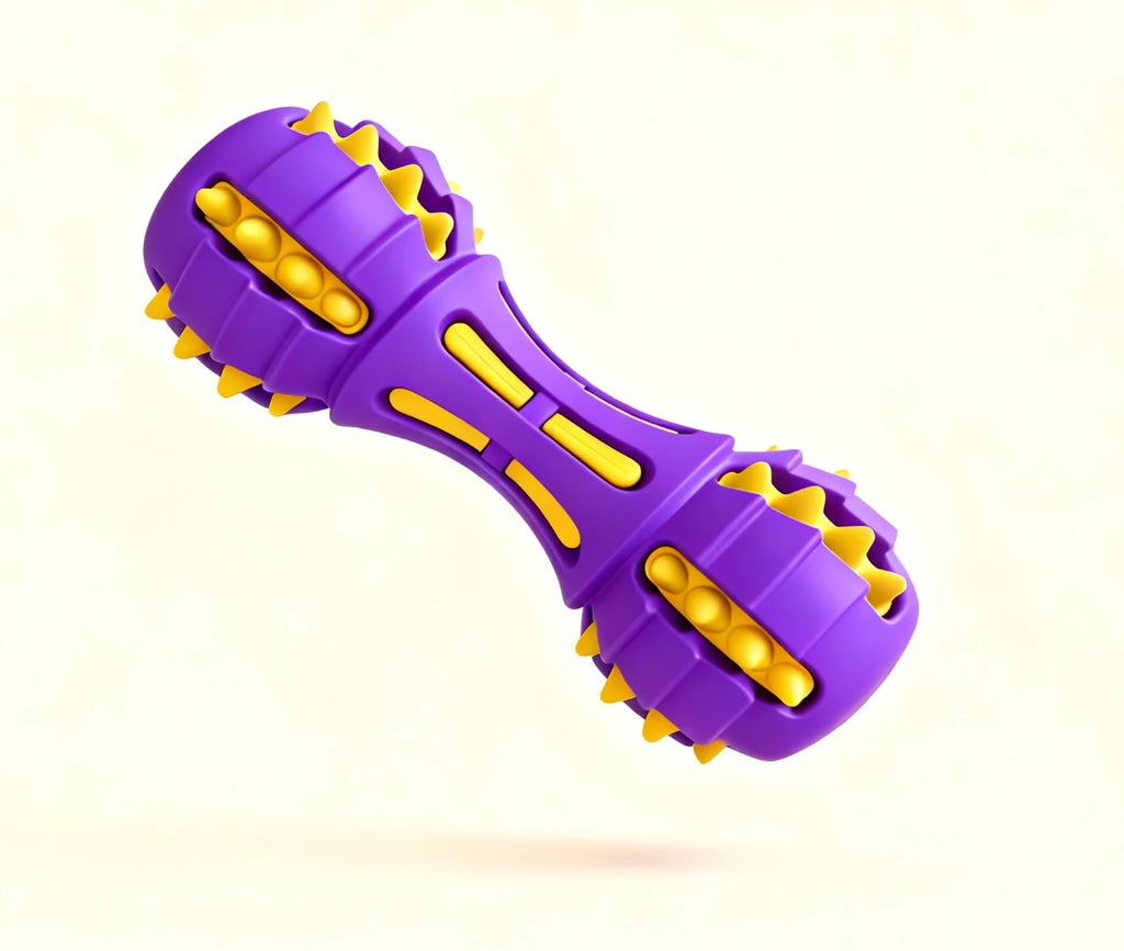 GnawBell Dog Chew Toy (Purple)