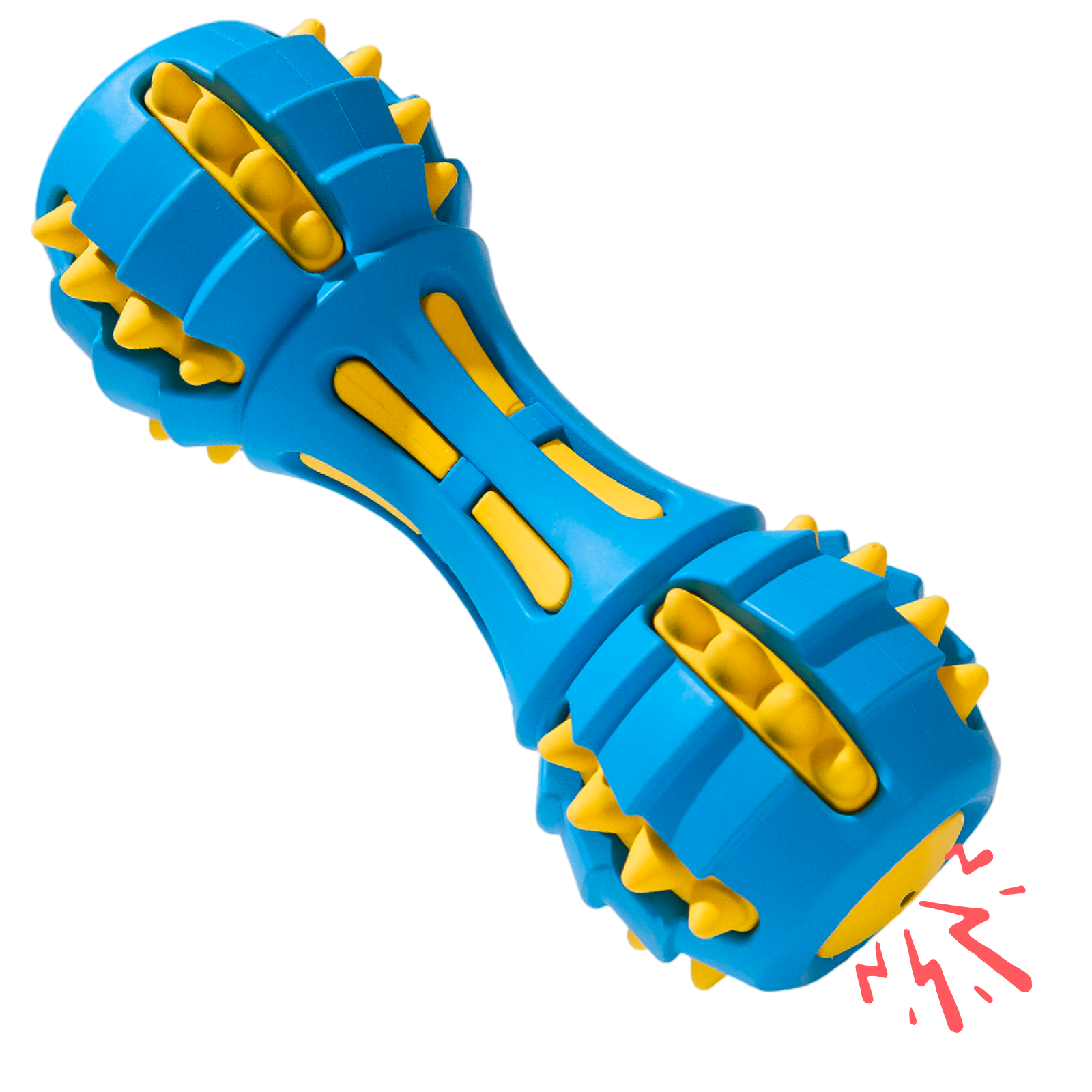 GnawBell Dog Chew Toy (Blue)