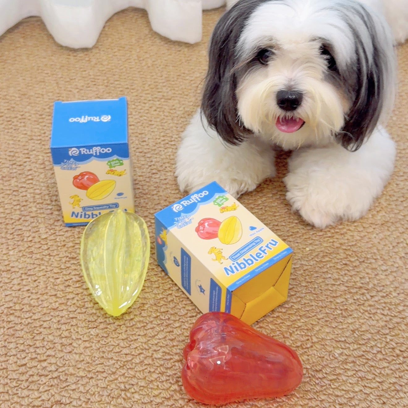 NibbleFru Dog Teething Chew Toy