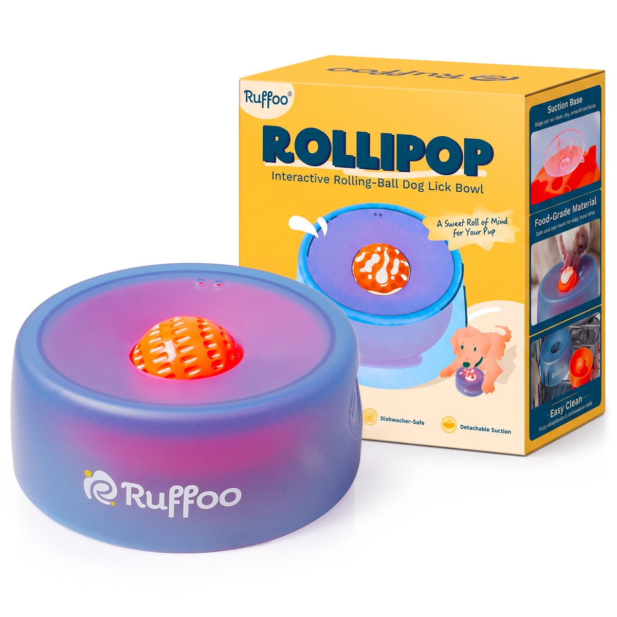 RolliPop Dog Lick Bowl