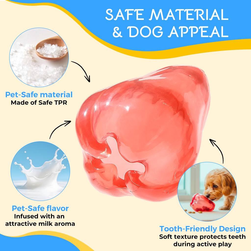 NibbleFru Dog Treat Dispensing Toy