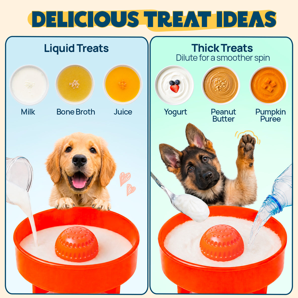 RolliPop Dog Lick Bowl